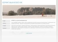 Strona internetowa z Geopoint Usługi Geodezyjne Robert Rogowski