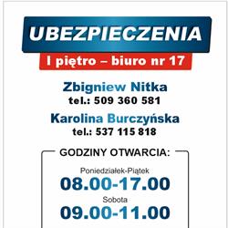Biuro Ubezpieczeń Karolina Burczyńska Zbigniew Nitka