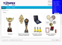 Strona internetowa z Trofex