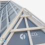 wizualizacje i animacja 3D montażu dachówek/TILCOR