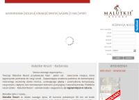 Strona internetowa z Malutkie Resort - Hotel i Restauracja W Radomsku