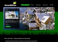 Strona internetowa z Green&snow