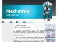 Strona internetowa z Mechatron