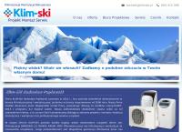 Strona internetowa z Klim-Ski Radosław Popławski