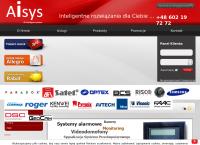 Strona internetowa z AISYS