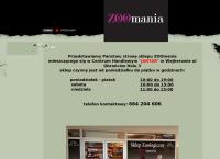 Strona internetowa z sklep ZOOmania