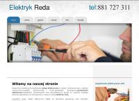 Strona internetowa z Elektryk Reda