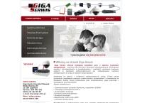 Strona internetowa z Giga Serwis Krzysztof Mazurek Alarmy Lublin