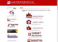 Strona internetowa z Laryngomedica