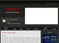 Strona internetowa z P.h.u Szlifex