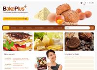 Strona internetowa z Bakeplus