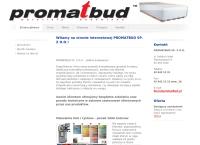 Strona internetowa z Promatbud