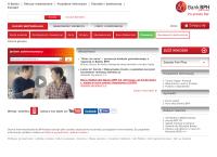 Strona internetowa z Bank Bph Opolu