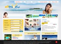 Strona internetowa z alltravel.pl Sp. z o.o.