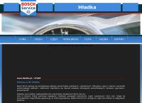 Strona internetowa z Bosch Service Hładka