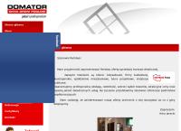 Strona internetowa z Domator