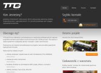 Strona internetowa z Ttgarage Piotr Mleczak