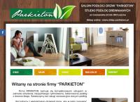 Strona internetowa z F.h.u. Parkieton