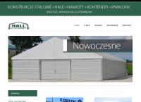 Strona internetowa z Hallcorp