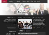 Strona internetowa z Evolvo Szkolenia&coaching