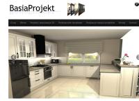 Strona internetowa z BasiaProjekt Kuchnie, Projekty Kuchni, Wizualizacje 3d, Aranżacje Wnętrz