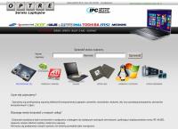 Strona internetowa z Serwis Laptopów Optre
