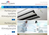 Strona internetowa z Pphu Perfect Climate