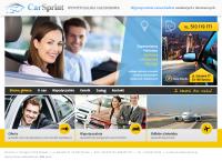 Strona internetowa z Carsprint