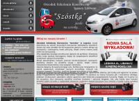 Strona internetowa z \"szóstka\" Ośrodek Szkolenia Kierowców Ignacy Listwan