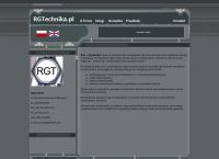 Strona internetowa z R.g. Technika
