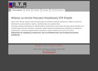 Strona internetowa z Str Projekt Pracownia Projektowa