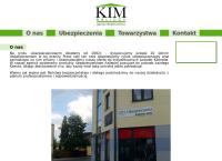 Strona internetowa z Agencja Ubezpieczeniowa Kim - Kaliccy Elżbieta Kalicka