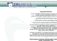 Strona internetowa z Tri-Dent Michał Storoniak, Cezary Cymerman S.c.