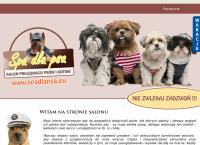 Strona internetowa z SPA Dla Psa - Salon Pielęgnacji Psów i Kotów