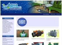 Strona internetowa z Aquagarden