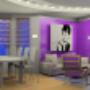 Salon z jadalnią - dom jednorodzinny