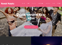 Strona internetowa z Nowak Muzyka