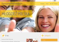 Strona internetowa z Stowarzyszenie Pomocy Młodziezy ?młodziez Polska?