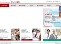Strona internetowa z Rehabilis Sp. Z O.o.
