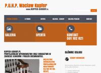Strona internetowa z Phu Kupfer - Schody Drewniane - Warszawa