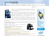 Strona internetowa z Przedsiębiorstwo Zastosowań Informatyki In4matik Stanisław Bot