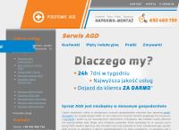 Strona internetowa z Autoryzowany Serwis Teka - Kraków