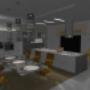 Projekt/Wizualizacja 3D kuchnia