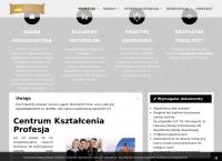 Strona internetowa z Liceum Ogólnokształcące Dla Doroslych Centrum Kształcenia Profesja W Nowej Rudzie
