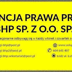 Agencja Prawa Pracy i BHP Sp. z. o. o Sp.k, szkolenia BHP i PPOŻ, usługi i doradztwo BHP