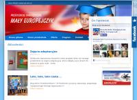 Strona internetowa z Przedszkole dwujęzyczne Mały Europejczyk