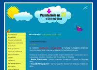 Strona internetowa z Miejskie Przedszkole Nr 21