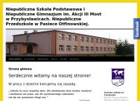 Strona internetowa z Niepubliczna Szkoła Podstawowa W Przybysławicach