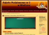 Strona internetowa z Szkoła Podstawowa Nr 2
