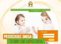 Strona internetowa z Niepubliczne Przedszkole Integracyjne Omega